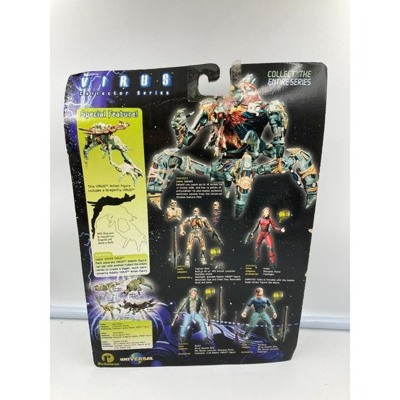 1998 ReSaurus VIRUS Steve Baker Action Figure - Picture 2 of 2